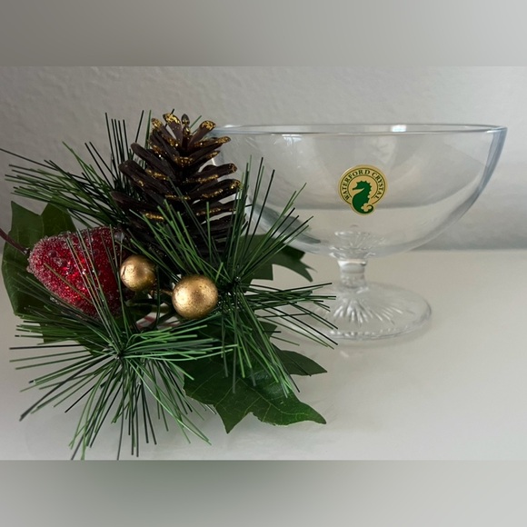 Waterford Crystal “Light” pattern footed bowl 5” D x 3-1/2” H - Picture 1 of 7